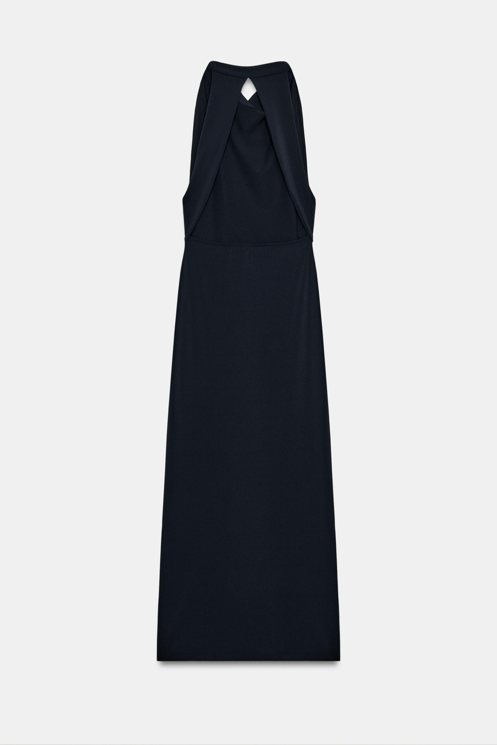 LONG HALTER DRESS